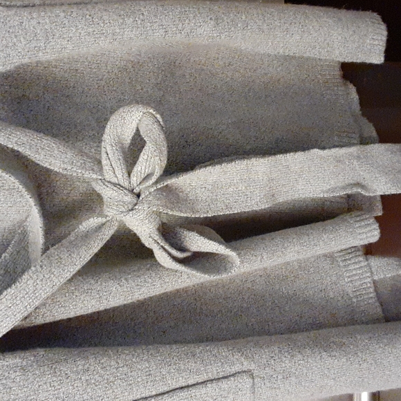 NWT Time n Tru Heather Grey Sleeveless Sweater Duster. - Picture 3 of 10